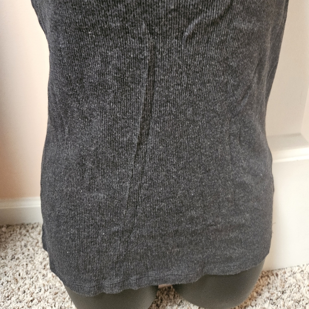 New York & Company Gray Embellished Fitted Tank Top - Picture 5 of 11